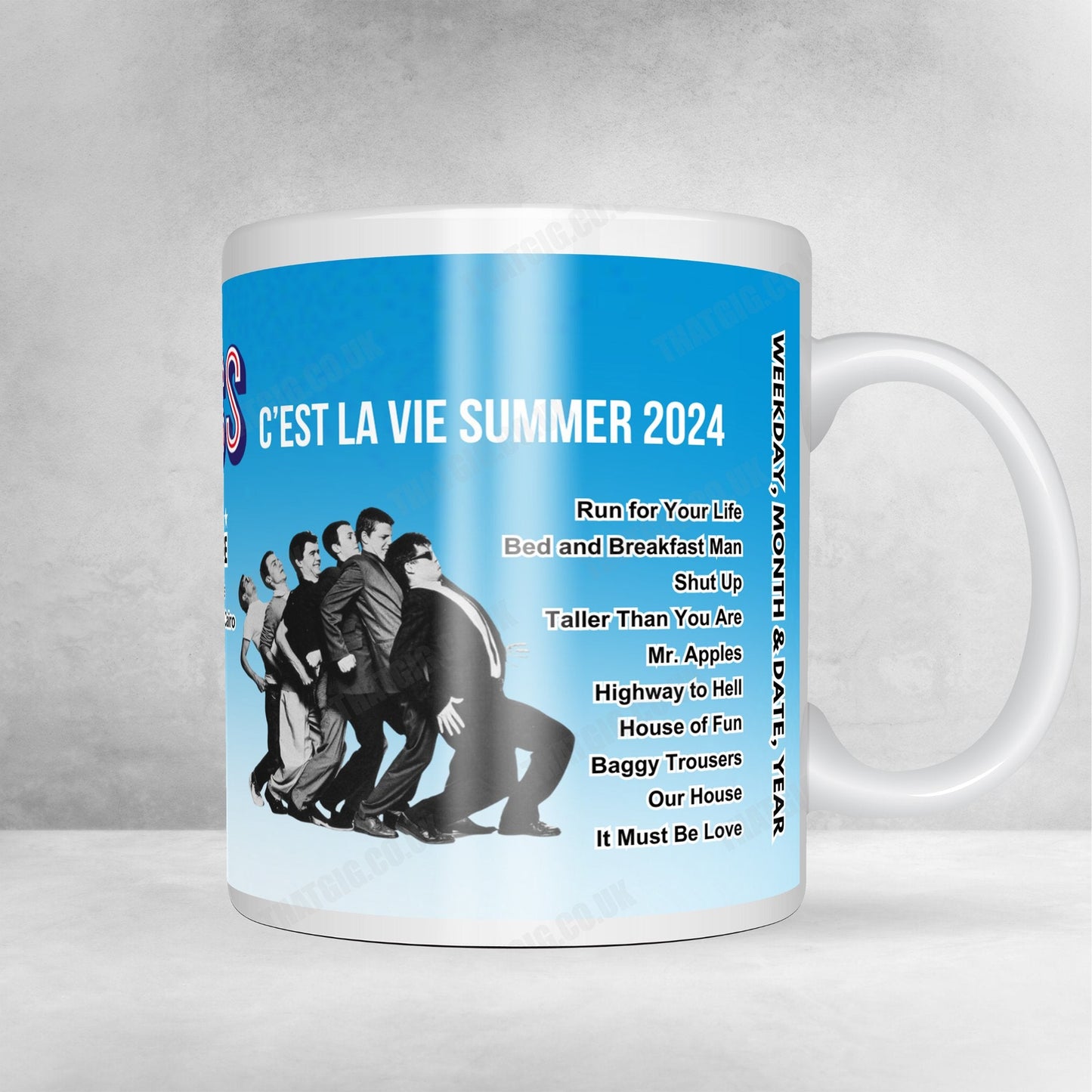 Madness Setlist Poster - Wollaton Park, Nottingham - July 22nd, 2023