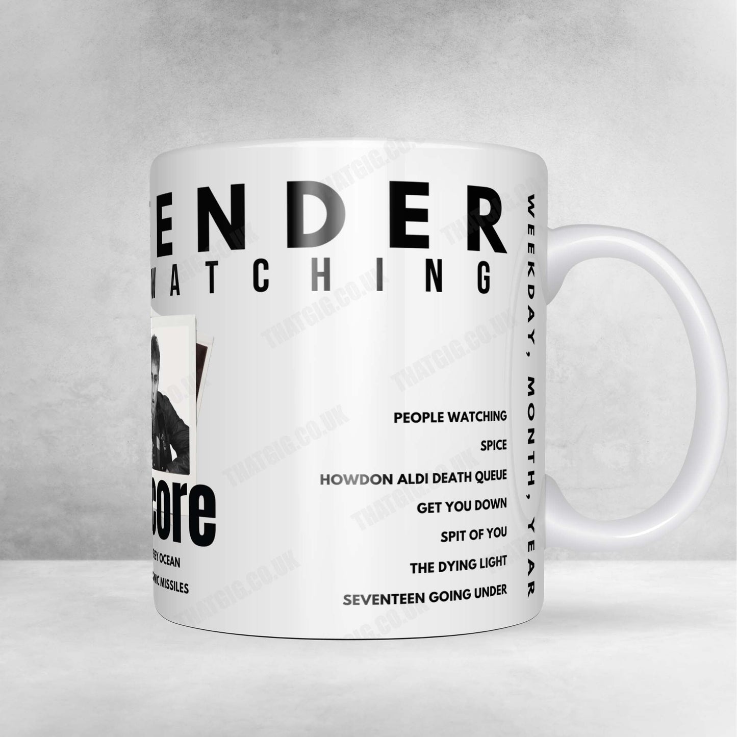 Sam Fender Setlist Mug - OVO Arena Wembley, London - April 1st, 2022