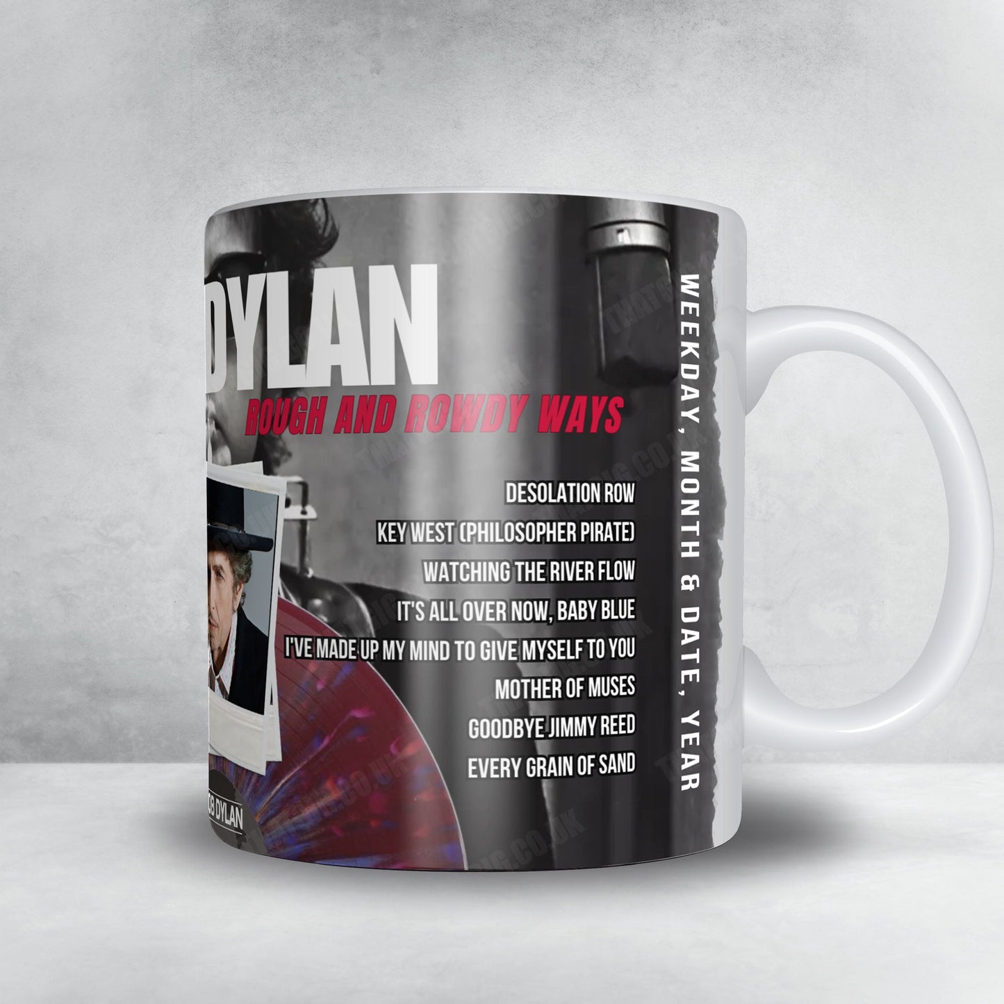 Bob Dylan Setlist Mug - Century II Performing Arts & Convention Center, Wichita - March 29th, 2025
