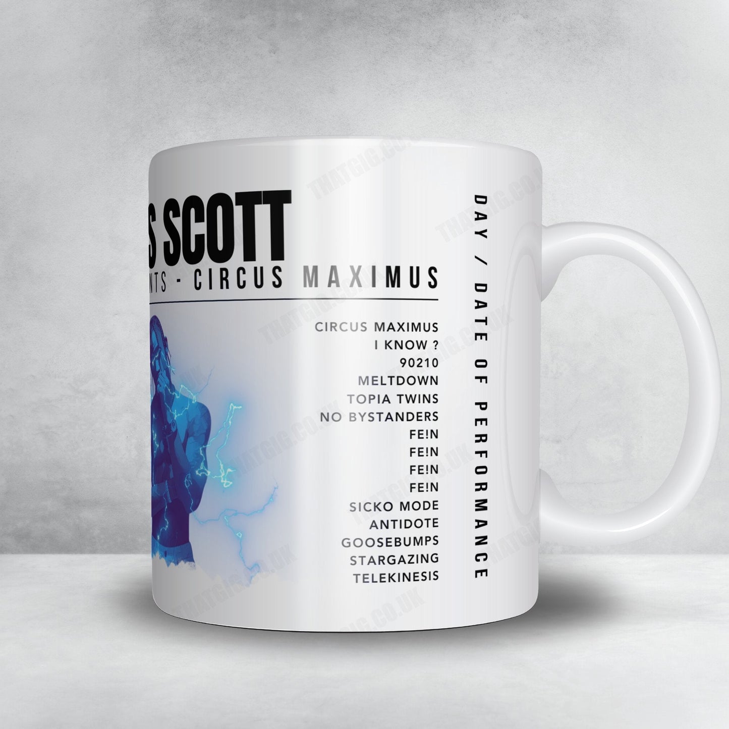 Travis Scott Setlist Poster - Kaseya Center, Miami, USA - January 28th, 2024