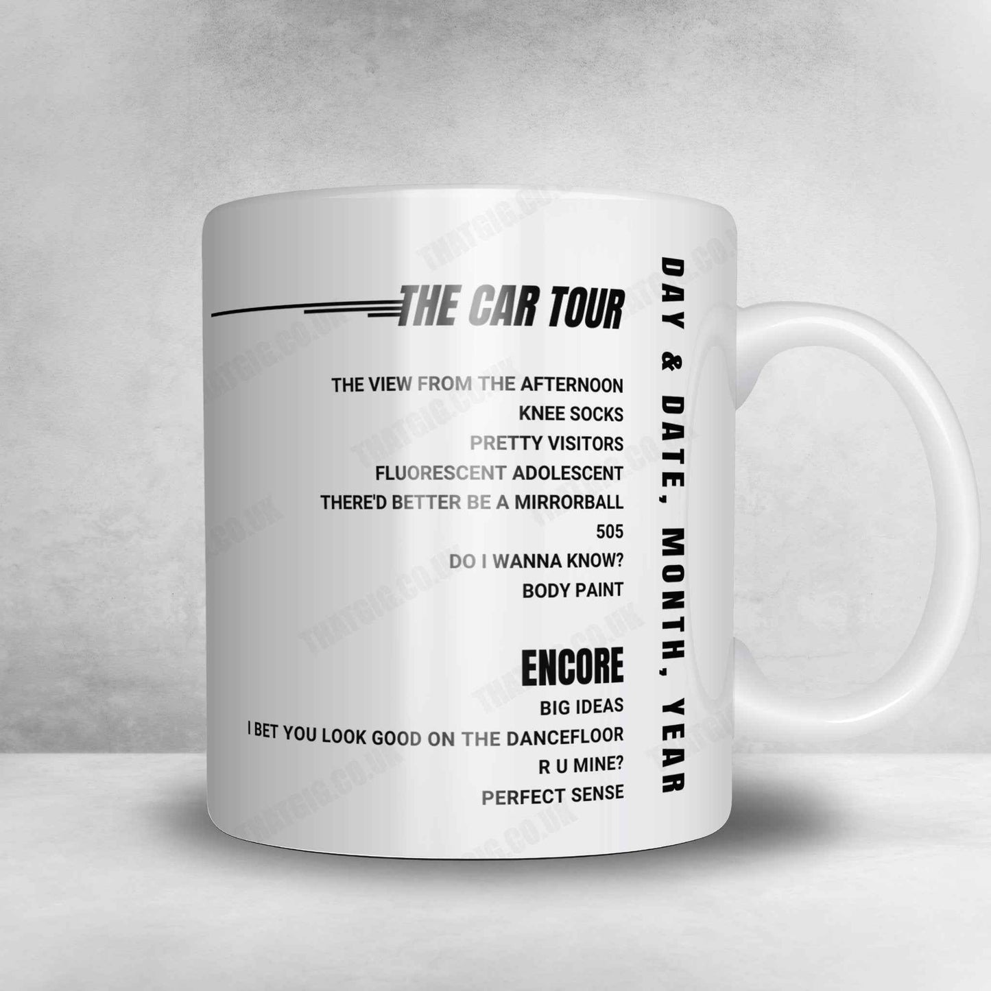 Arctic Monkeys Setlist Mug - Emirates Stadium, London - June 18th, 2023