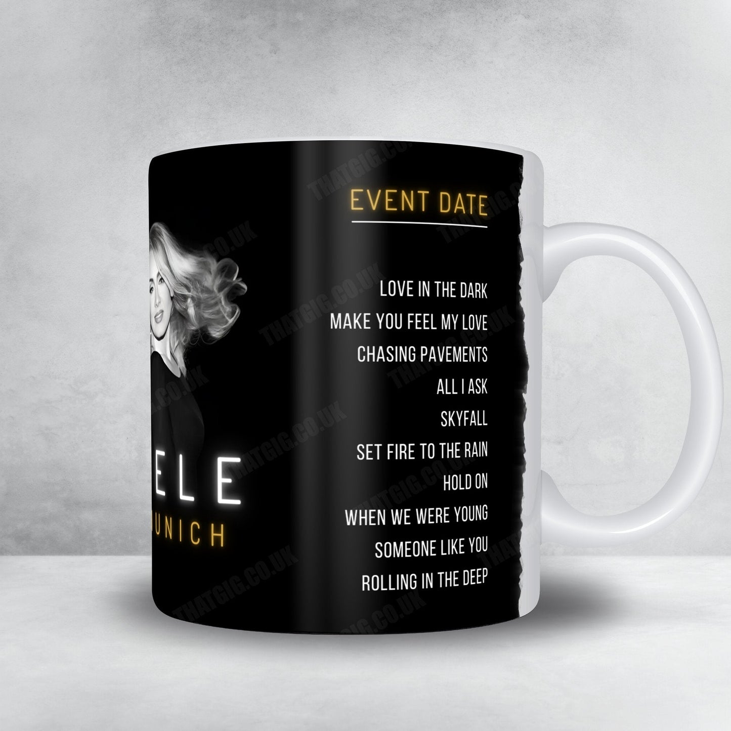 Adele Setlist Poster - Sonderfreifläche Messe, Munich - August 23rd, 2024