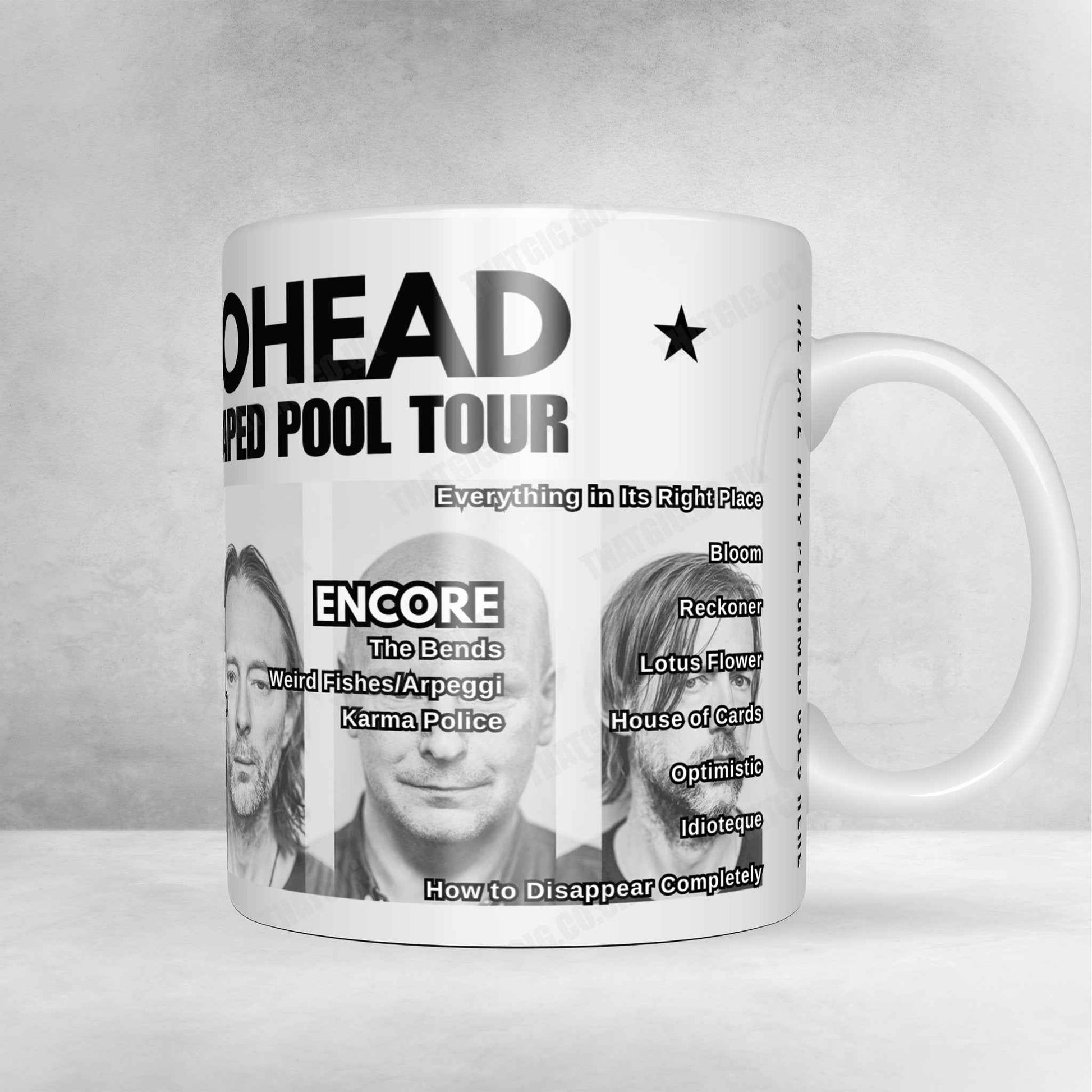 Radiohead Setlist Poster - TD Garden, Boston, USA - July 29th, 2018