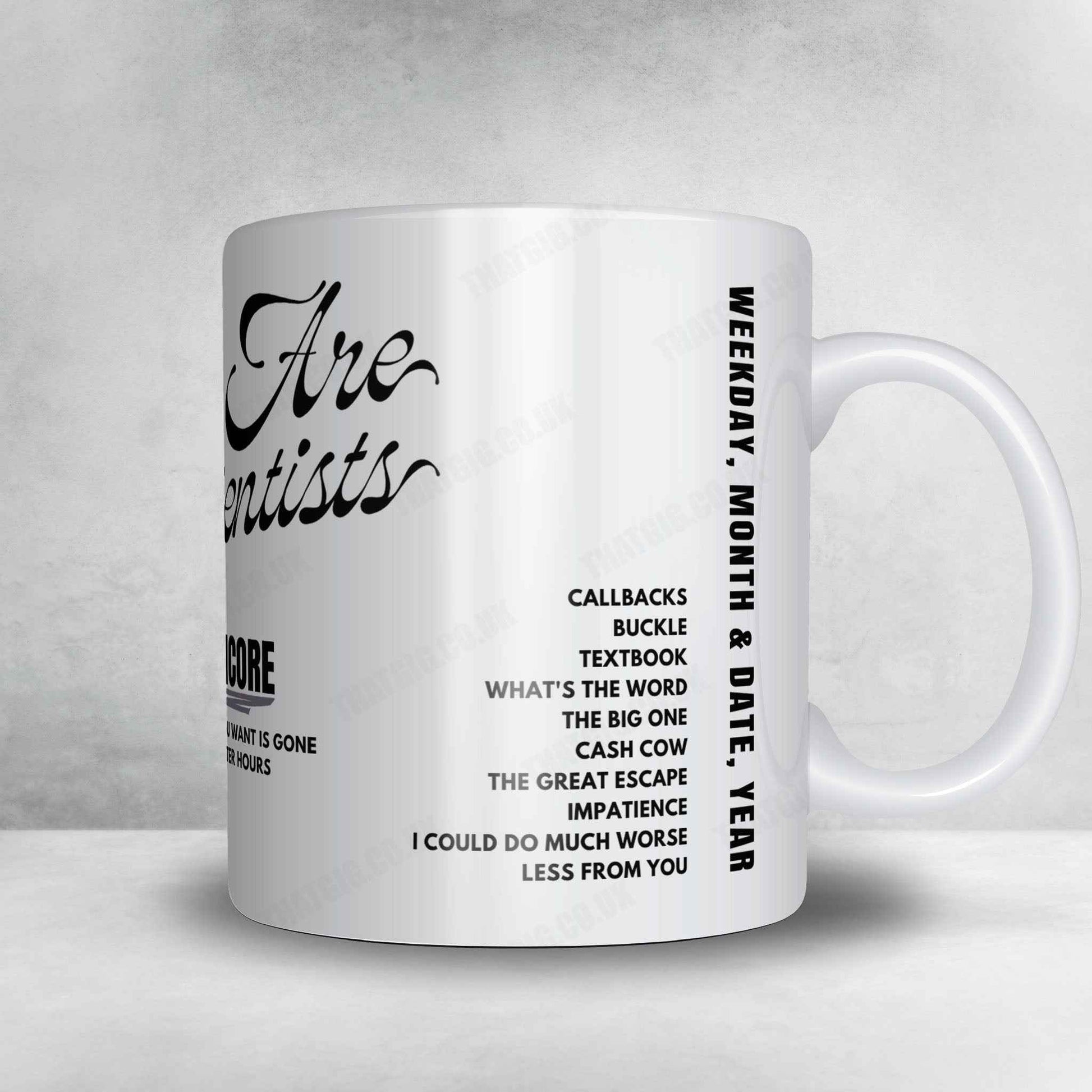 We Are Scientists Setlist Mug - Anne Arundel County Fairgrounds, Crownsville - June 6th, 2025