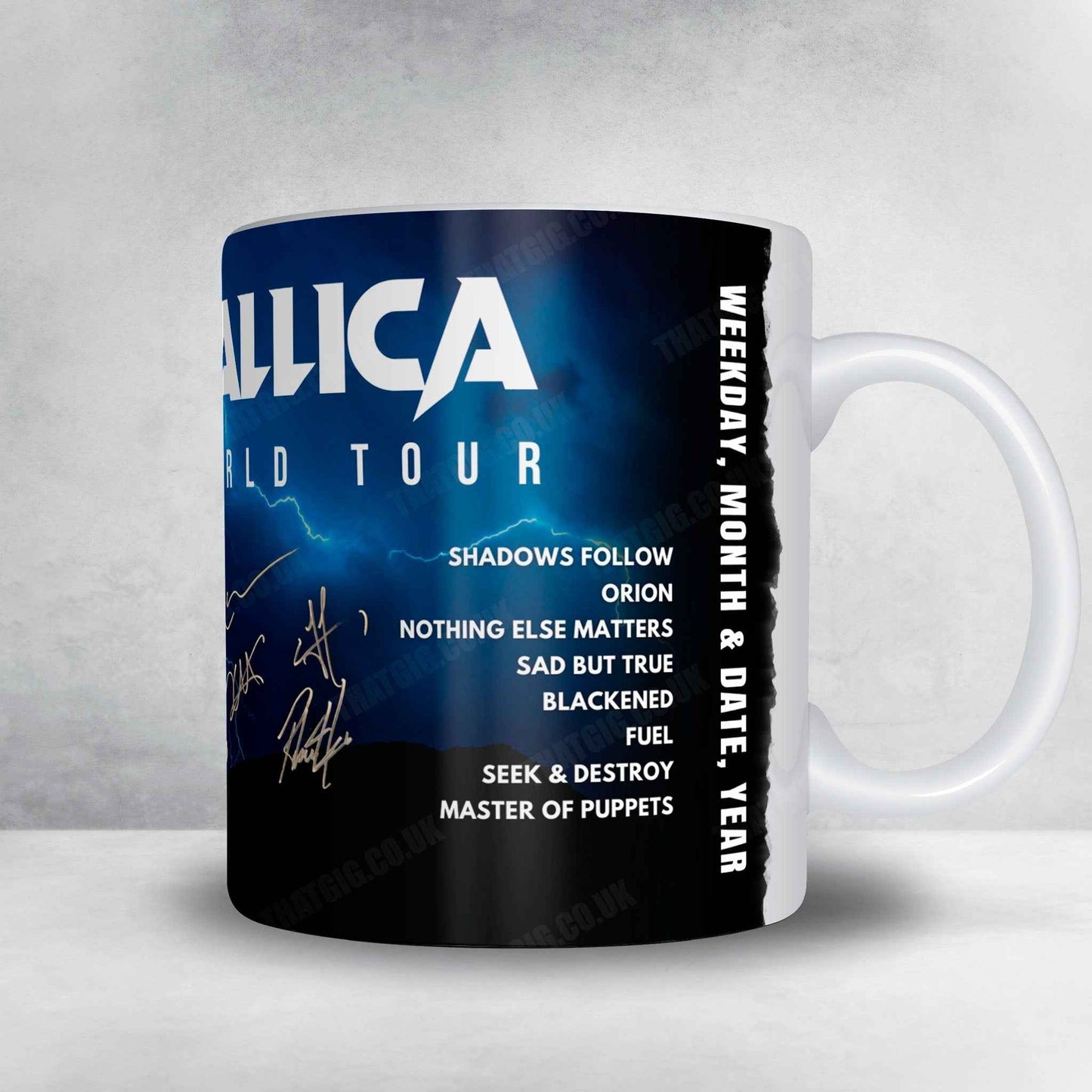 Metallica Setlist Mug - Ekebergsletta, Oslo - June 26th, 2024