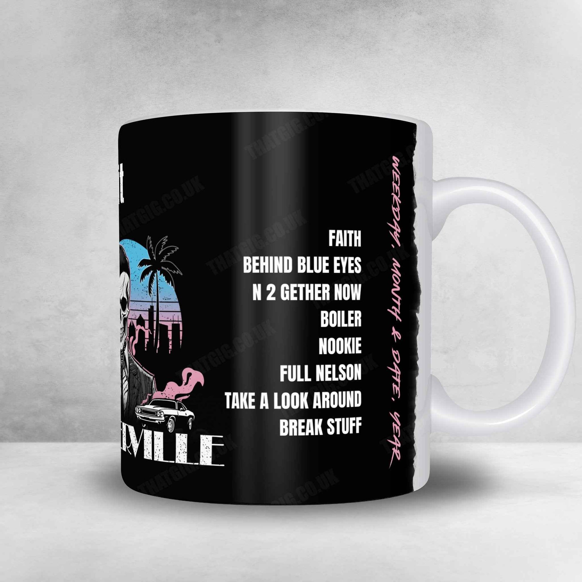 Limp Bizkit Setlist Poster - PNC Music Pavilion, Charlotte, NC, USA - August 2nd, 2024