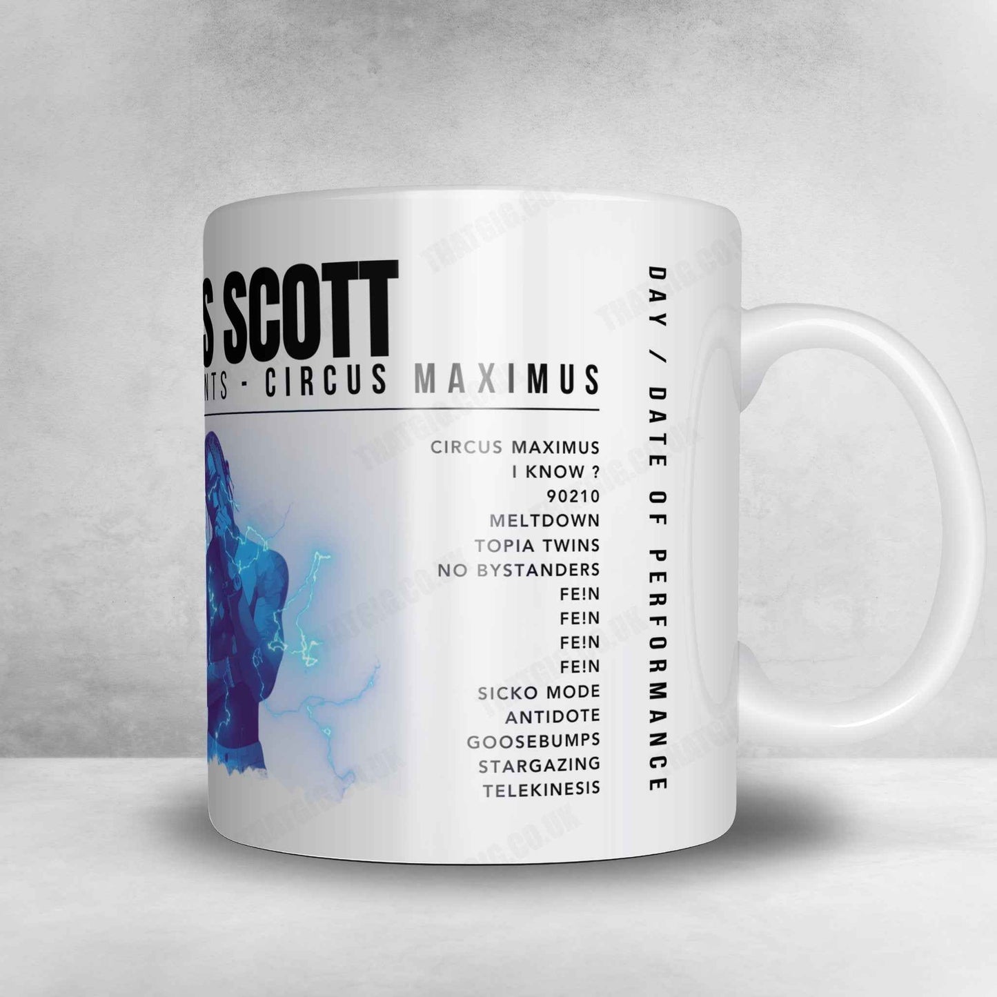 Travis Scott Setlist Poster - MGM Grand Garden Arena, Las Vegas - October 29th, 2023