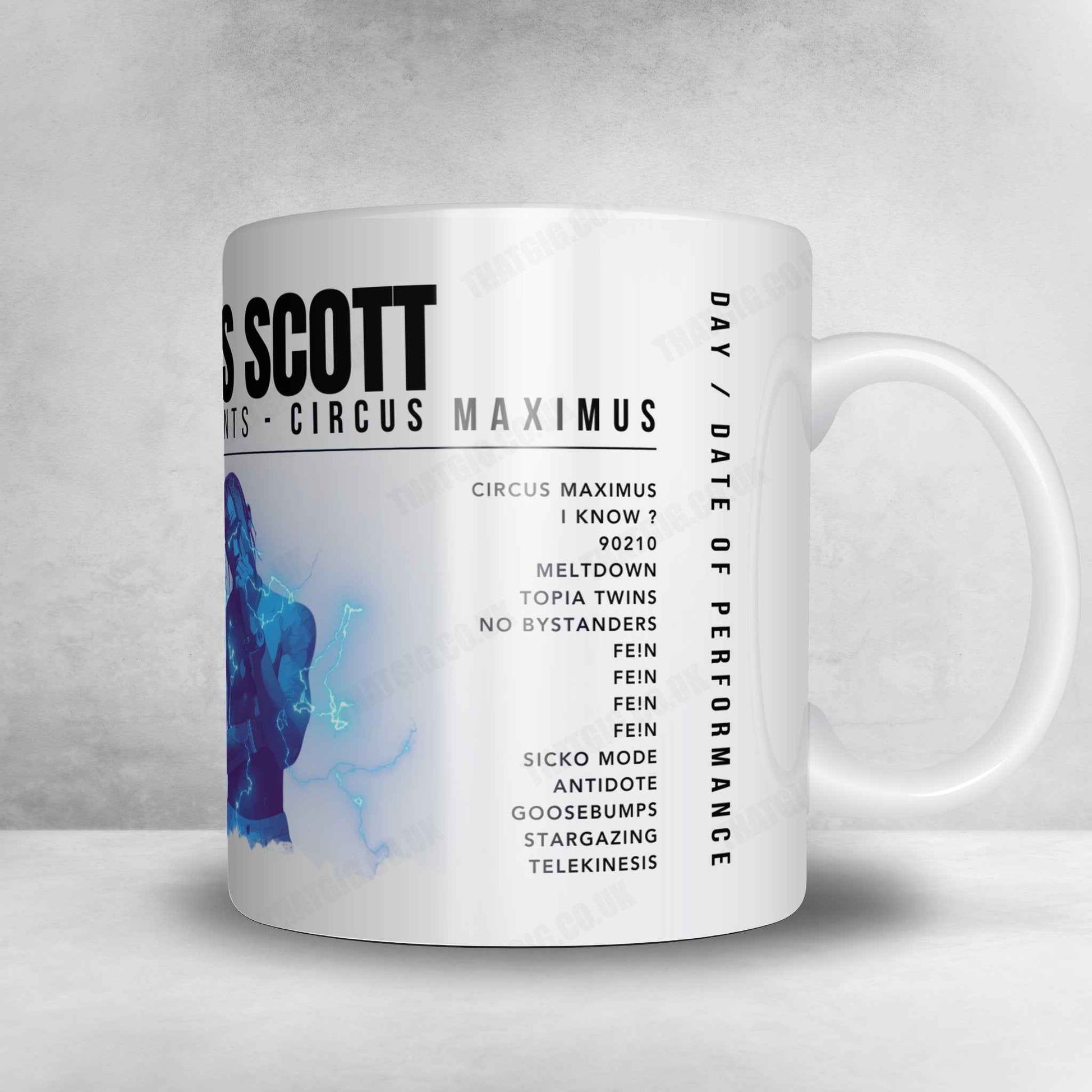 Travis Scott Setlist Poster - MGM Grand Garden Arena, Las Vegas - October 29th, 2023