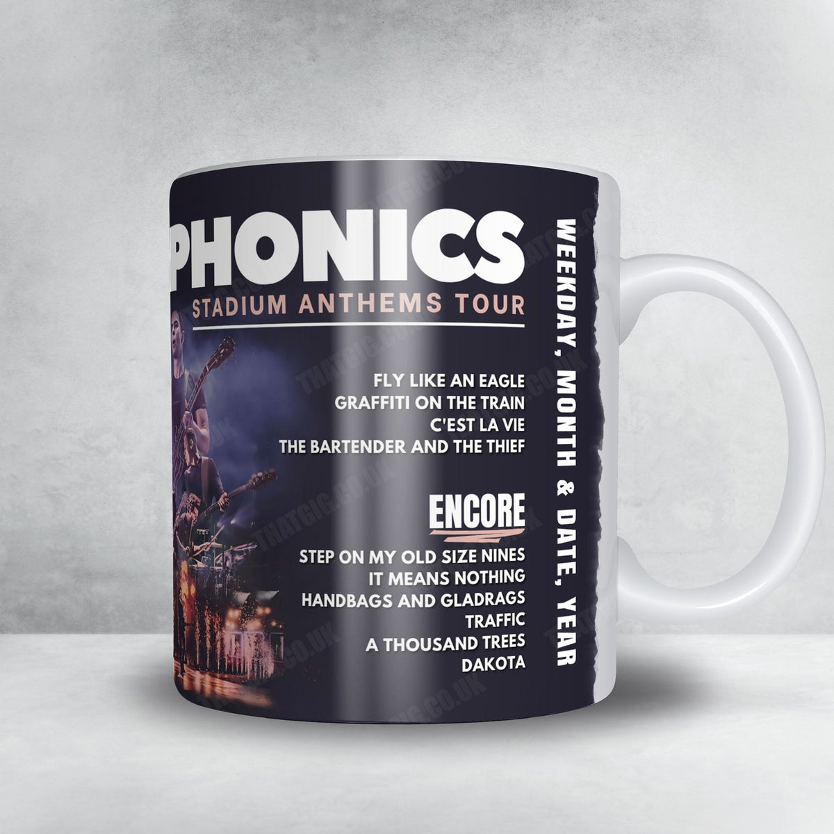Stereophonics Setlist Mug - Ormeau Park, Belfast - June 5th, 2025
