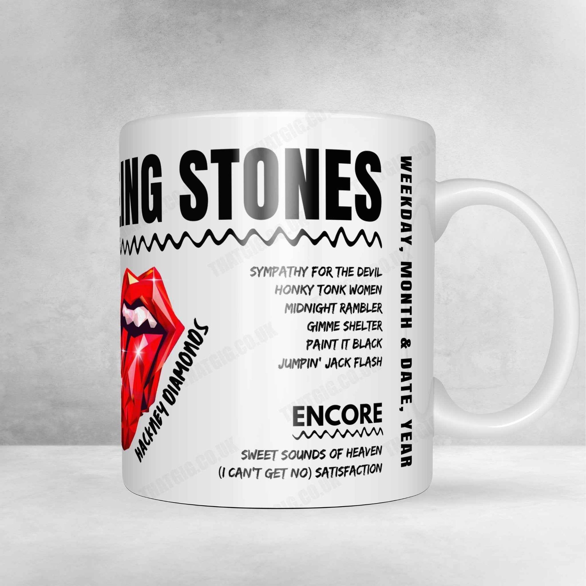 The Rolling Stones Setlist Mug - SoFi Stadium, Inglewood, CA, USA - July 10th, 2024