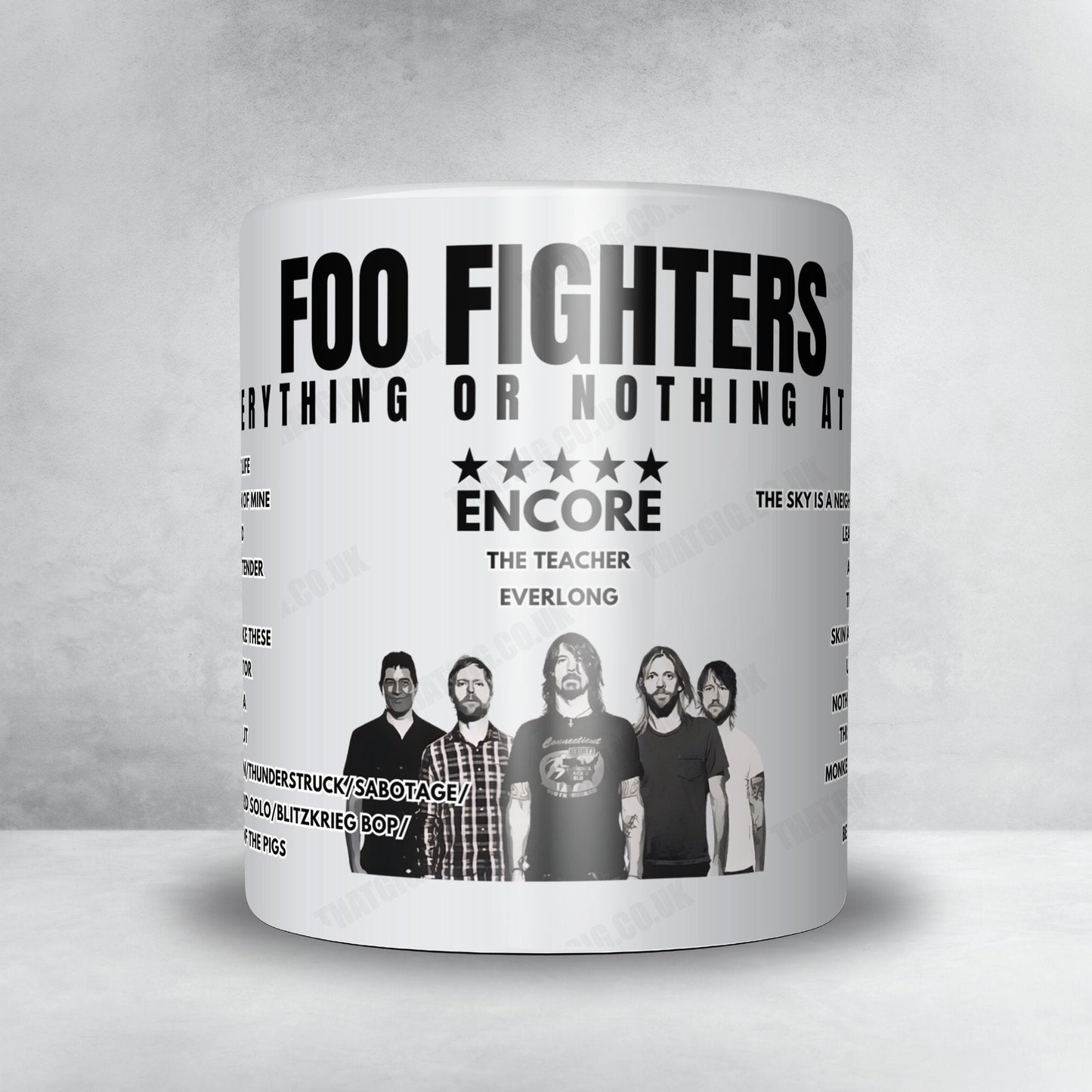 Foo Fighters Setlist Mug - Emirates Old Trafford, Manchester - June 13th, 2024