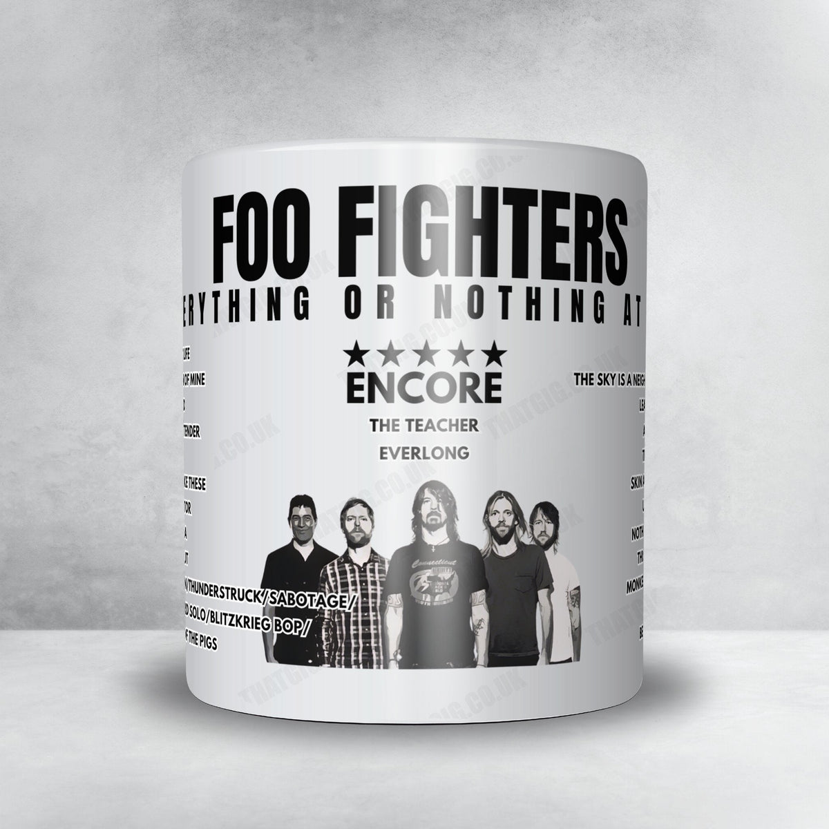 Foo Fighters Setlist Poster - Citi Field, Queens - July 17th, 2024