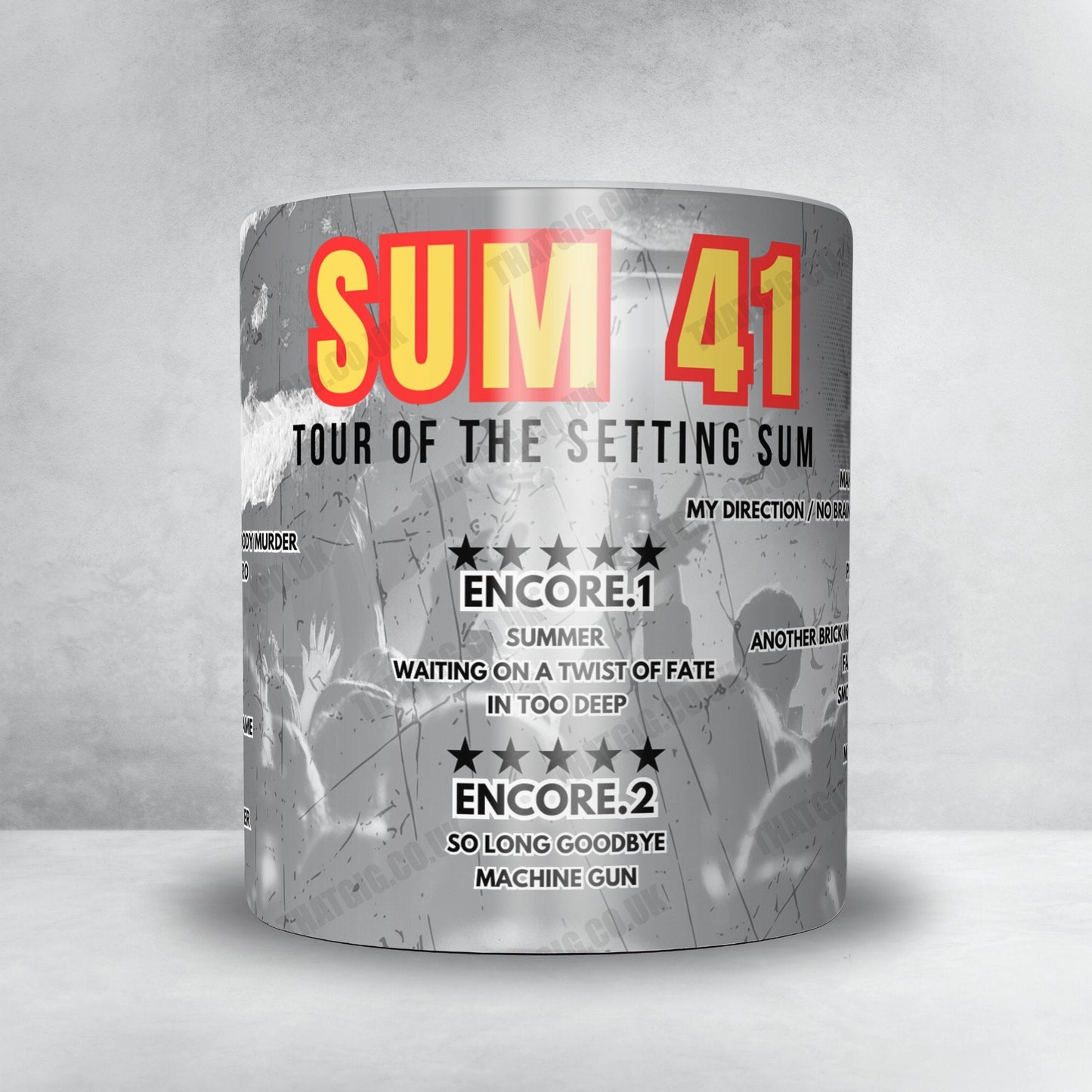 Sum 41 Setlist Poster - The Factory, Chesterfield - April 24th, 2024