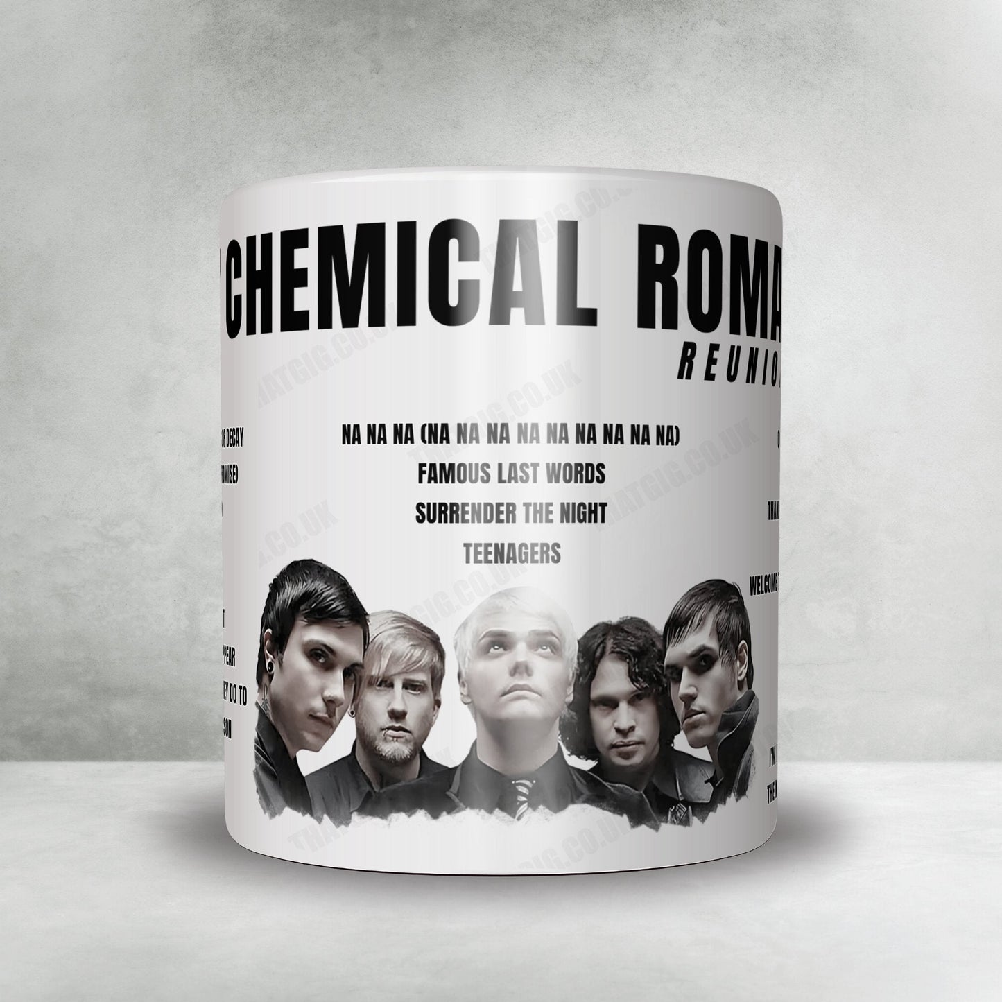 My Chemical Romance Setlist Mug - Olympiahalle, Munich - June 6th, 2022