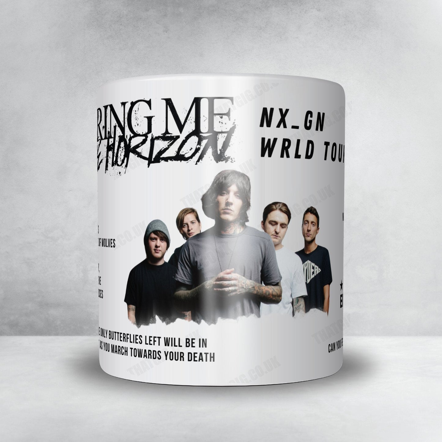 Bring Me the Horizon Setlist Poster - Budapest Park, Budapest - June 17th, 2024