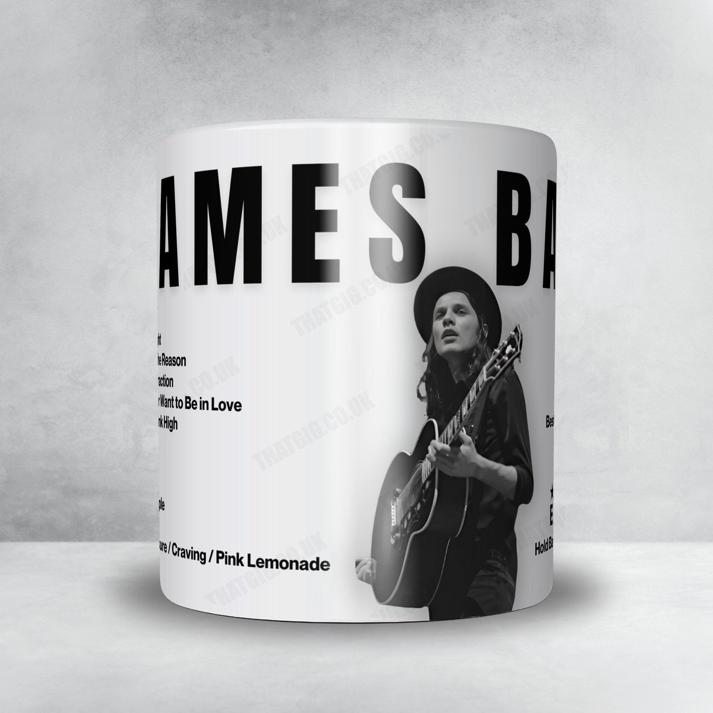 James Bay Setlist Mug - State Farm Arena, Atlanta - August 26th, 2022
