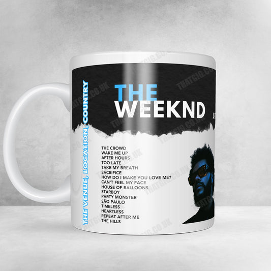 The Weeknd Setlist Mug - Marvel Stadium, Melbourne, Australia - October 5th, 2024
