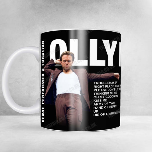 Olly Murs Setlist Mug - Utilita Arena Cardiff, Cardiff - May 13th, 2025