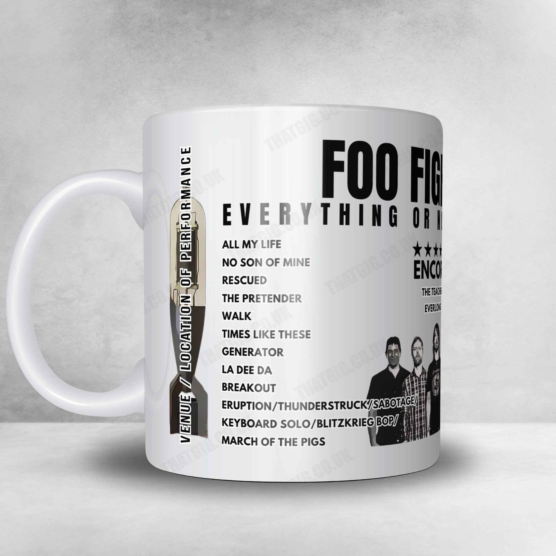 Foo Fighters Setlist Mug - Providence Park, Portland - August 16th, 2024