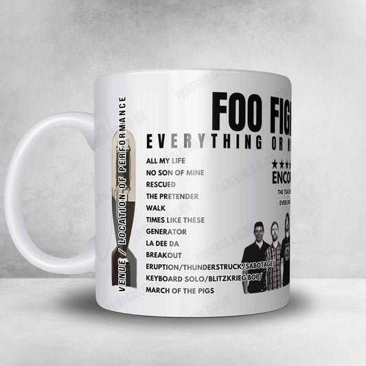 Foo Fighters Setlist Mug - Providence Park, Portland - August 16th, 2024