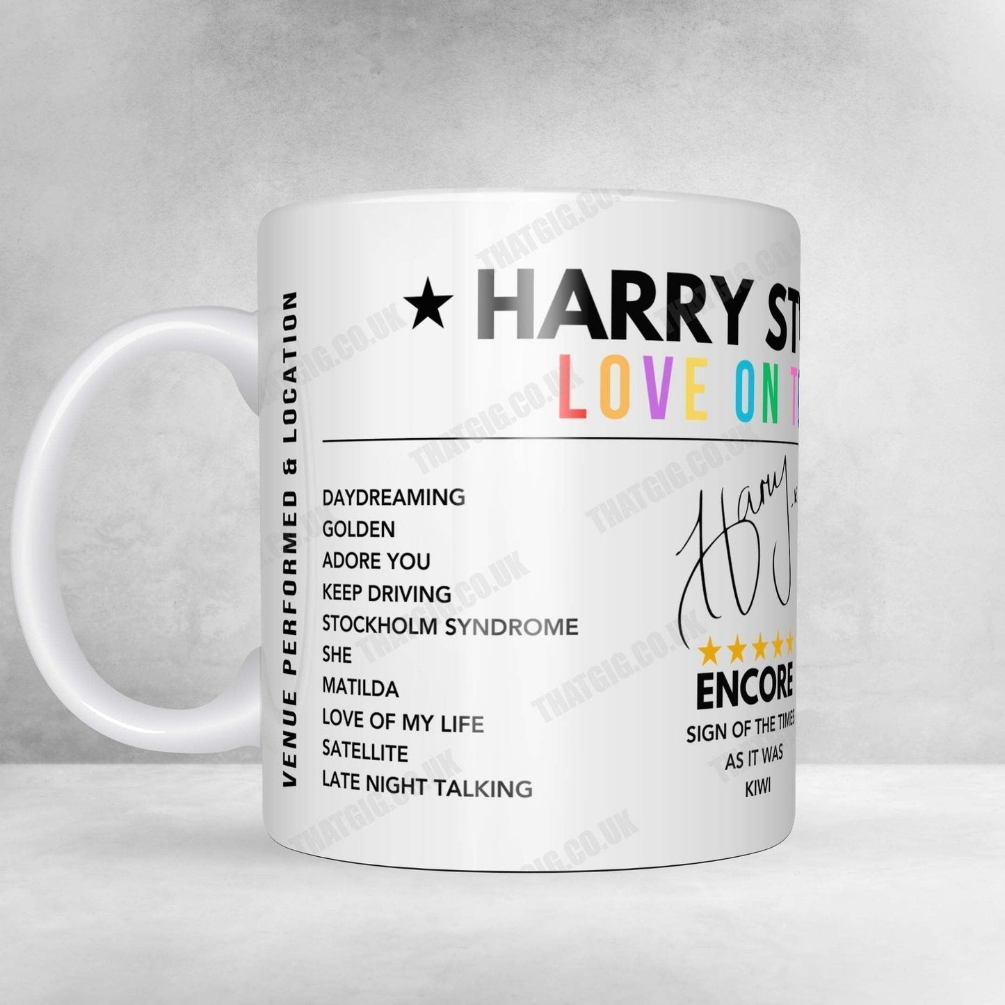 Harry Styles Setlist Poster - Espacio Mad Cool Villaverde, Madrid, Spain - July 14th, 2023