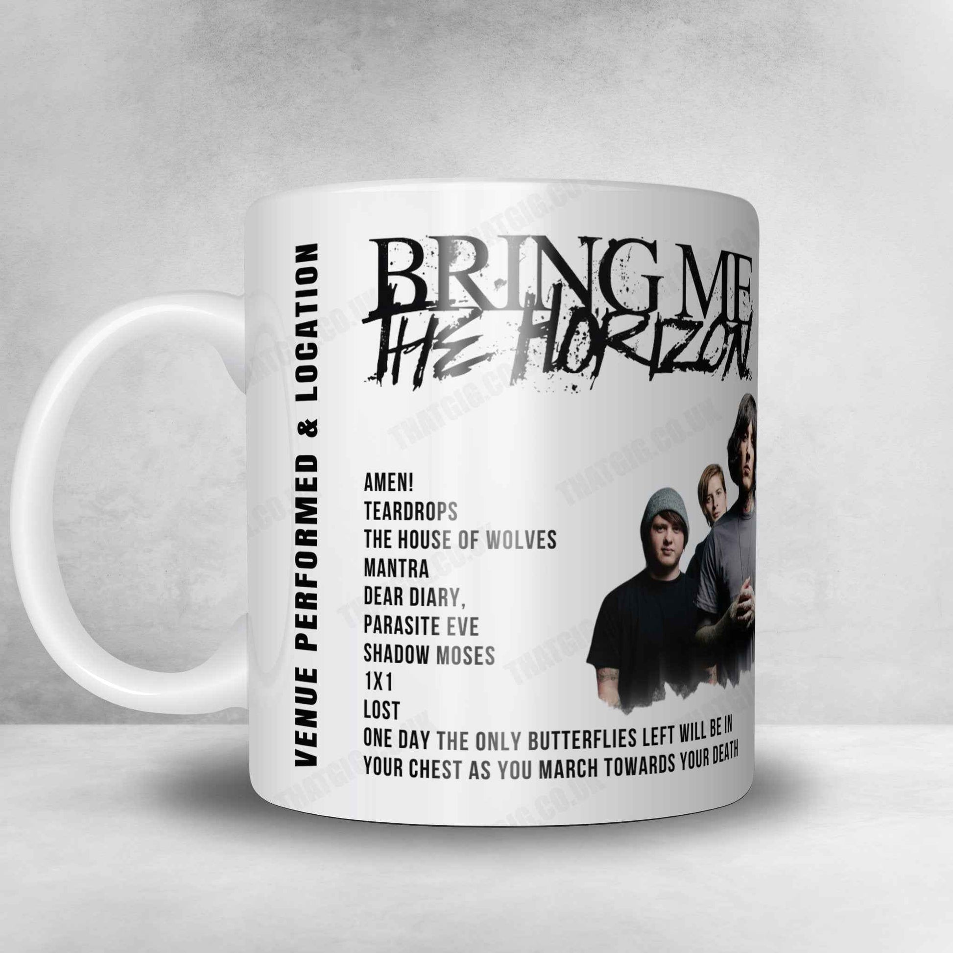 Bring Me the Horizon Setlist Mug - BleauLive Theater, Las Vegas - April 25th, 2024