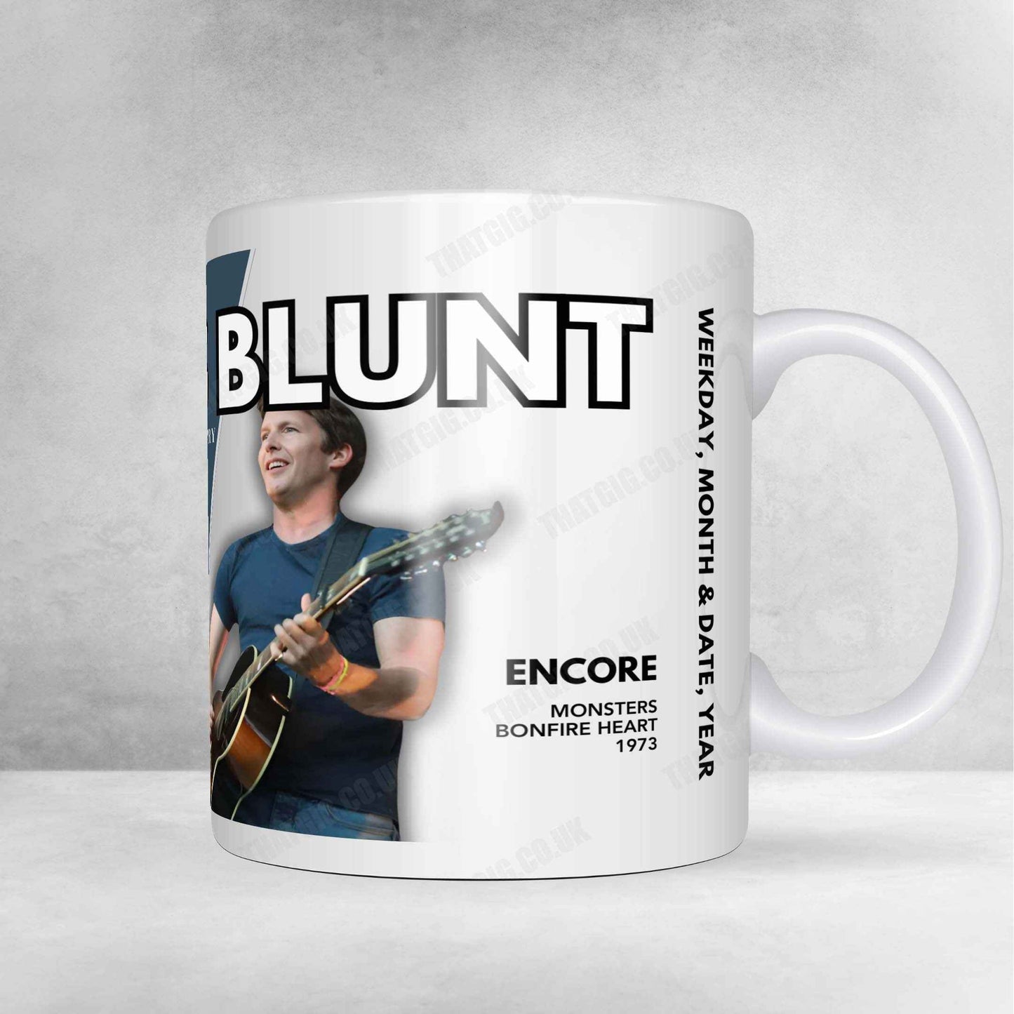 James Blunt Setlist Mug - 3Arena, Dublin - March 6th, 2025