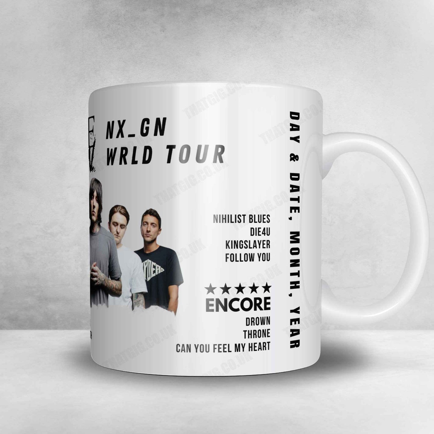 Bring Me the Horizon Setlist Mug - BleauLive Theater, Las Vegas - April 25th, 2024