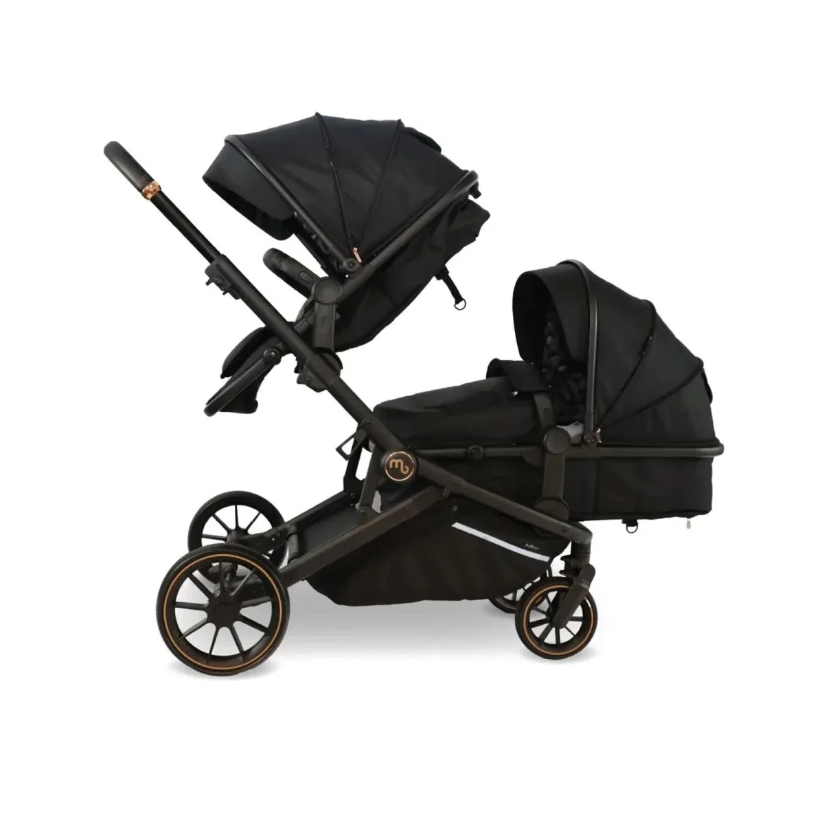 My Babiie MB33 Tandem Pushchair - Black Leopard