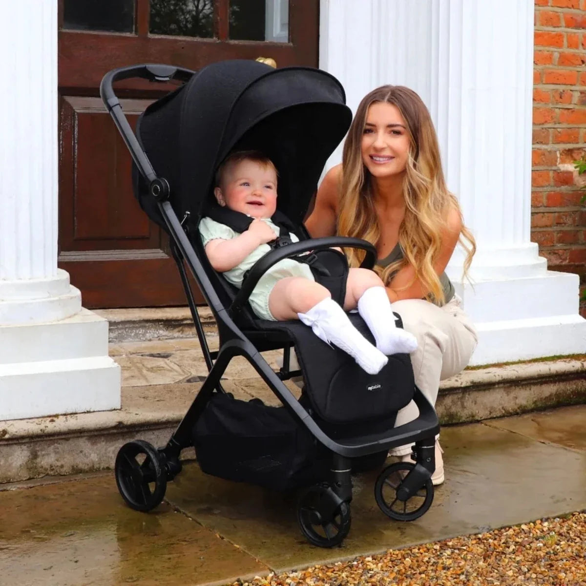 My Babiie MBX7 Auto-Fold Compact Stroller - Black
