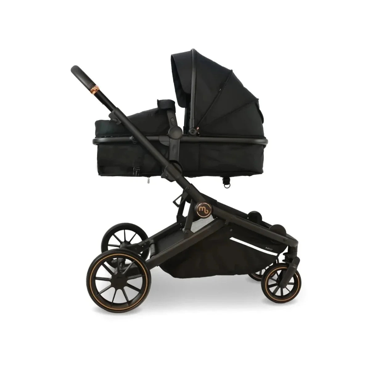 My Babiie MB33 Twin Travel System - Black Leopard
