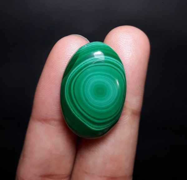 26.5ct Malachite Crystal - Malachite Cabochon - Malachite Stone of Transformation - 22x16mm