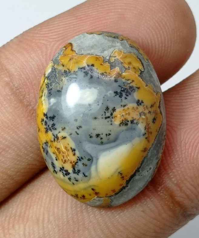 27.1ct Jasper - Maligano Jasper Cabochon - Jasper Maligano- 25x18mm