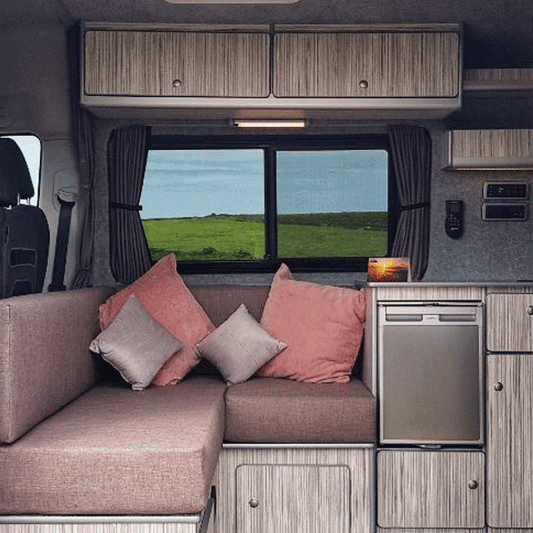 For MAN TGE / New Crafter Premium Window Curtains - Black/Grey - CREATE YOUR OWN BUNDLE | Van-X