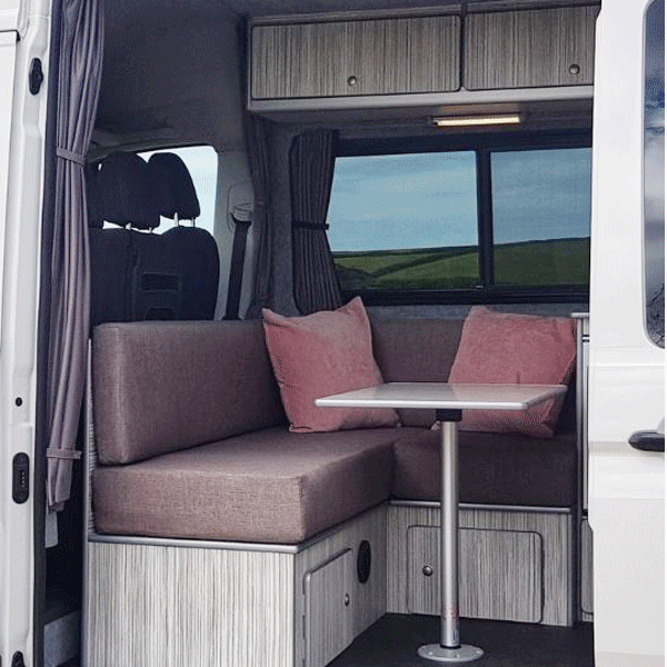 For MAN TGE / New Crafter Premium Window Curtains - Black/Grey - CREATE YOUR OWN BUNDLE | Van-X
