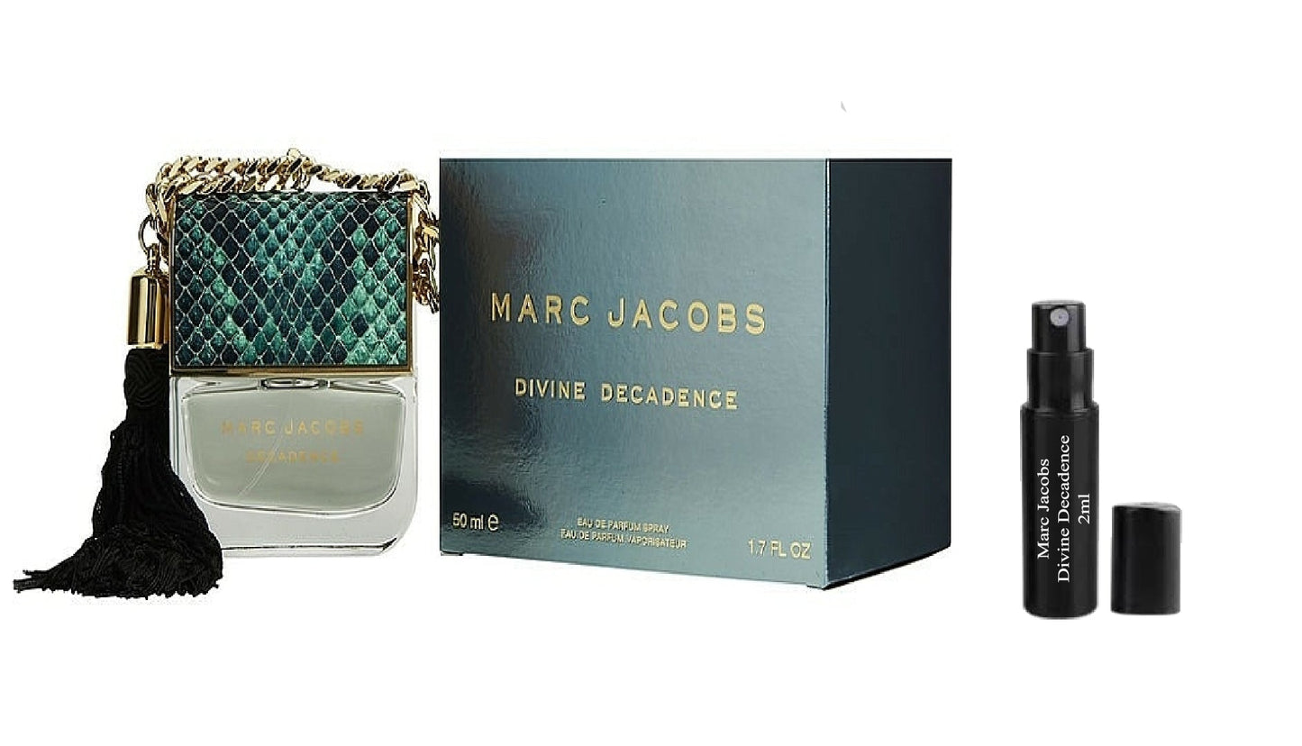 Marc Jacobs Divine Decadence discontinued fragrance perfume samples available