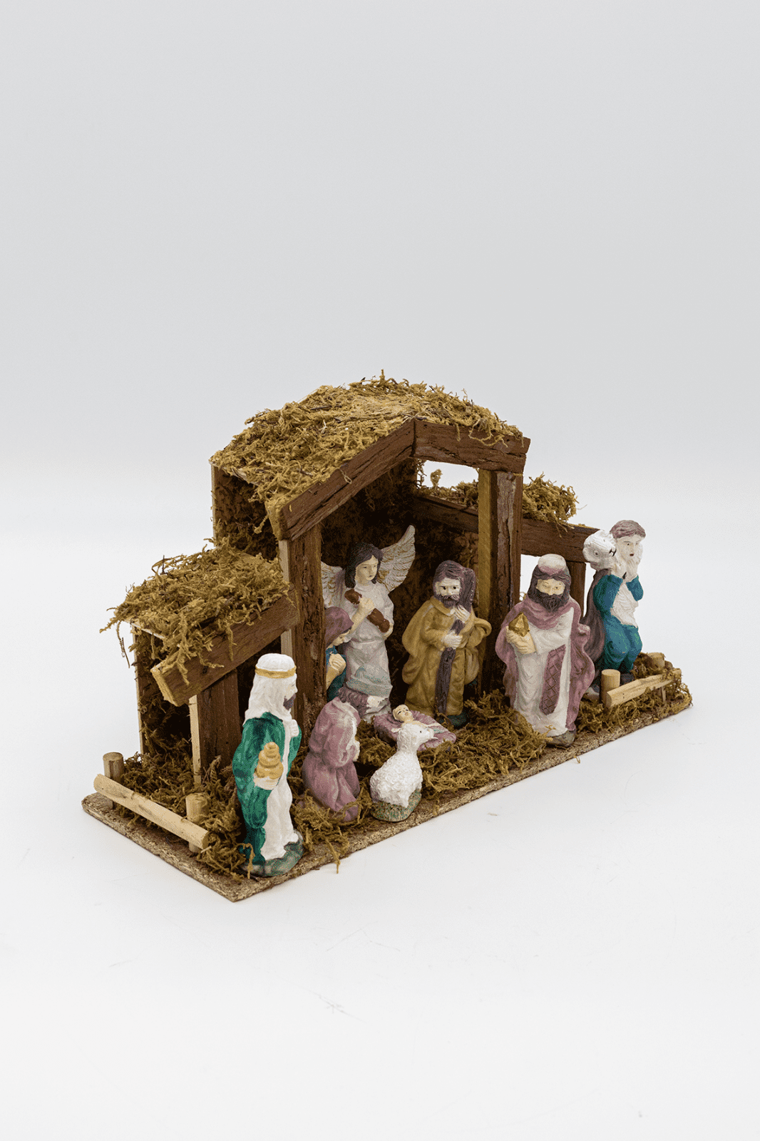 Christmas Nativity Scene Resin Ornament Multicoloured 38cm
