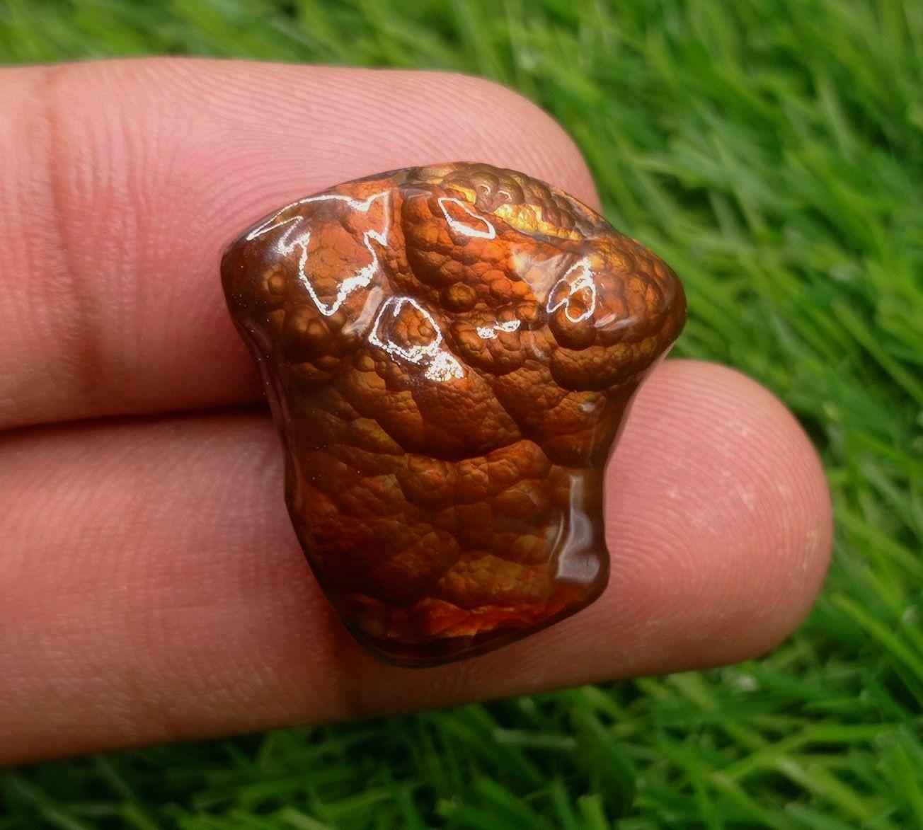 36ct Volcanic Mexican Fire Agate,  Rare Agata De Fuego