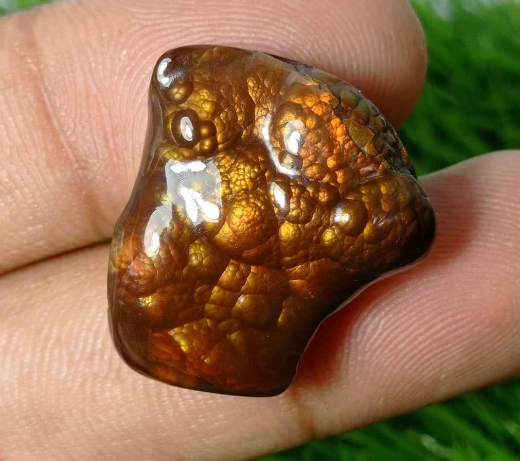 36ct Volcanic Mexican Fire Agate,  Rare Agata De Fuego