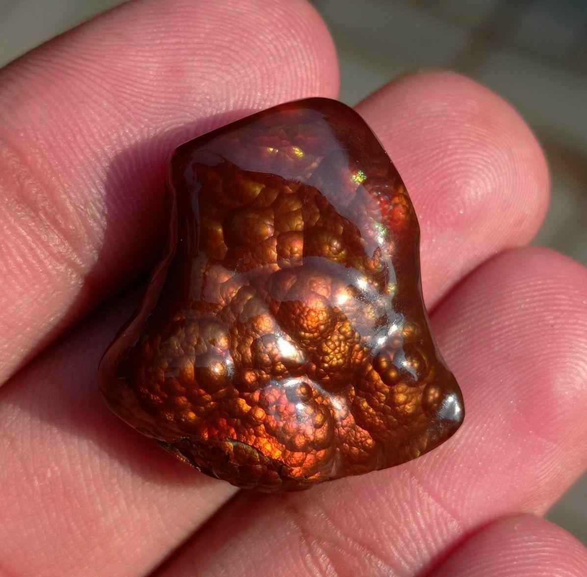 36ct Volcanic Mexican Fire Agate,  Rare Agata De Fuego