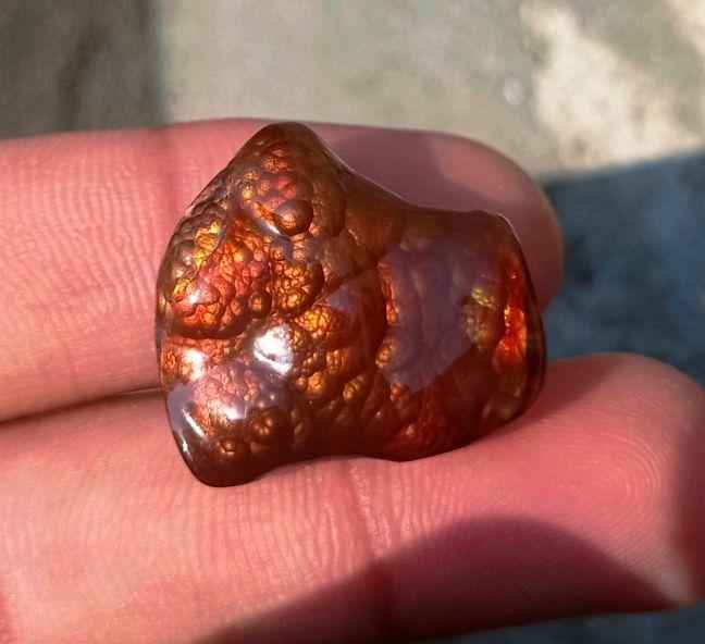 36ct Volcanic Mexican Fire Agate,  Rare Agata De Fuego