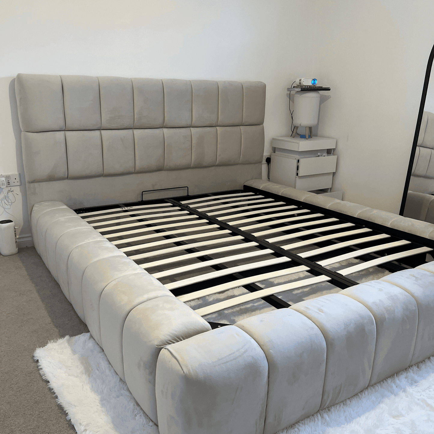 2025 Cube Ambassador Bed Frame – Bespoke Upholstered Bed