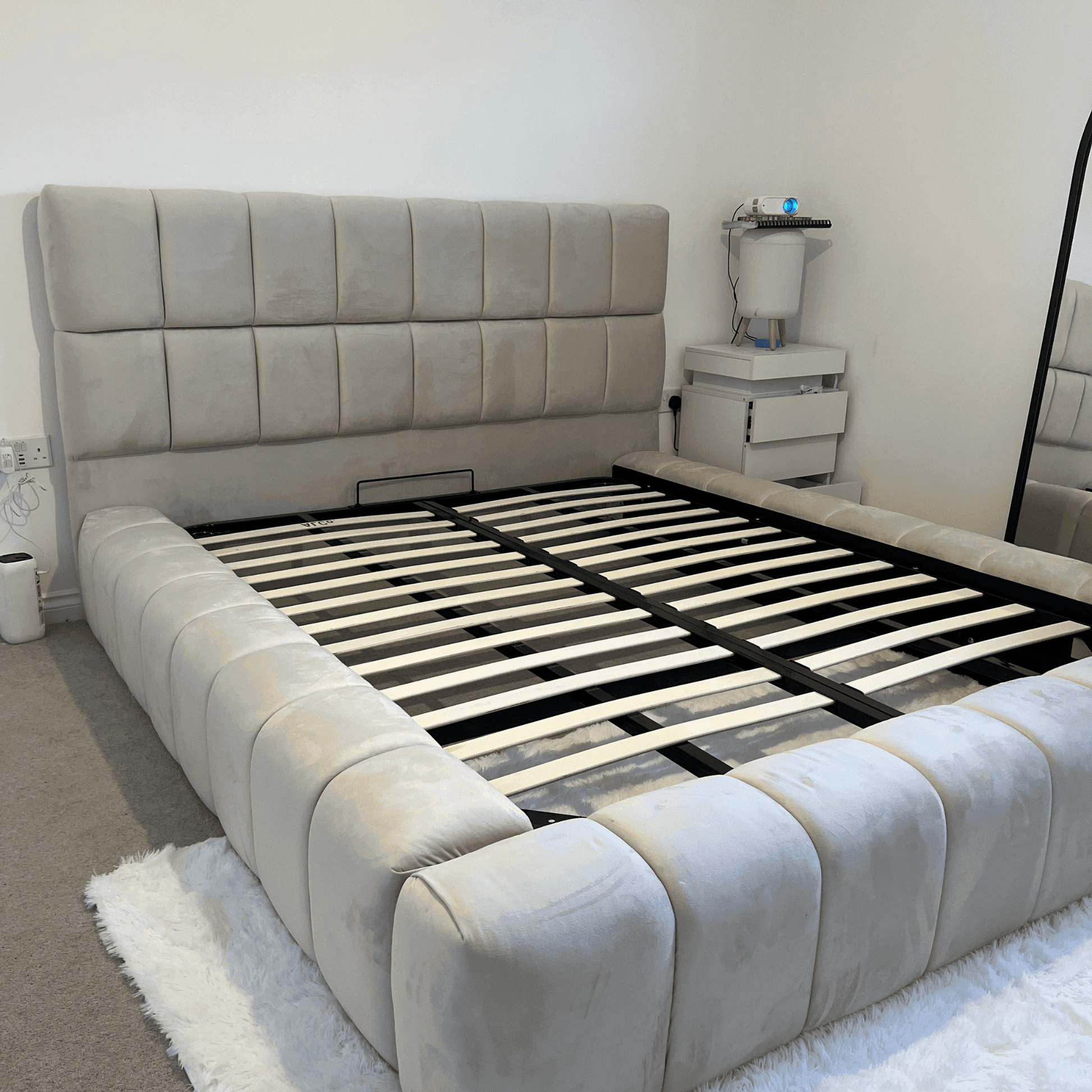 2025 Cube Ambassador Bed Frame – Bespoke Upholstered Bed