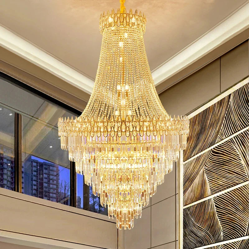 Modern Crystal Chandelier Wedding Hall Villa Hotel Hall Living Room