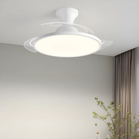 Modern Invisible Ceiling Fan with LED Light DC motor Large Air