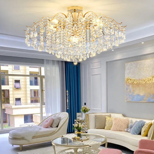 Modern Luxury Crystal Ceiling Chandelier Ceiling Lamp