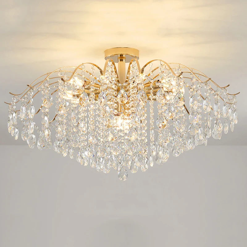 Modern Luxury Crystal Ceiling Chandelier Ceiling Lamp