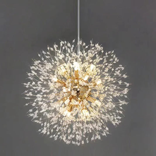 Modern Sky Star Fireball Crystal Pendant LED Lighting
