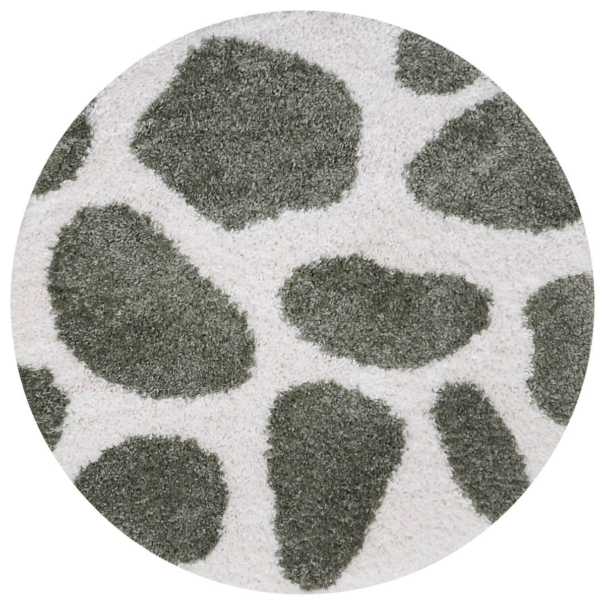 Moodi Shaggy Green Erosan Rug