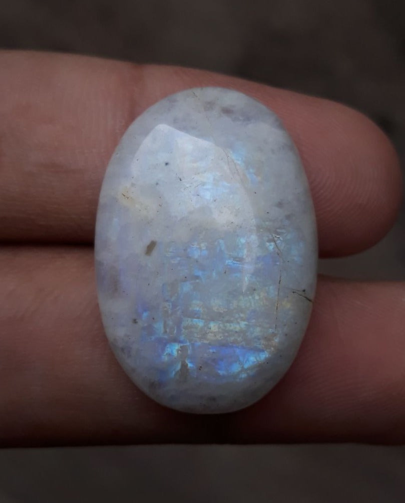 40ct MoonStone for Sale - Adularia MoonStone - Rainbow Moonstone - June Birthstone -30x30x7mm